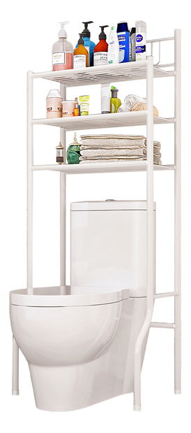 Regál nad WC Rooney (bílá)