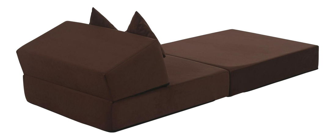 Rozkládací křeslo Plantearan (tmavě hnědá)