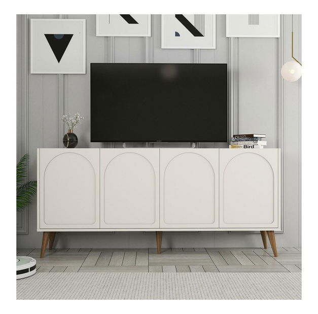 Skříňka Bipemu 2 (krémová + ořech)