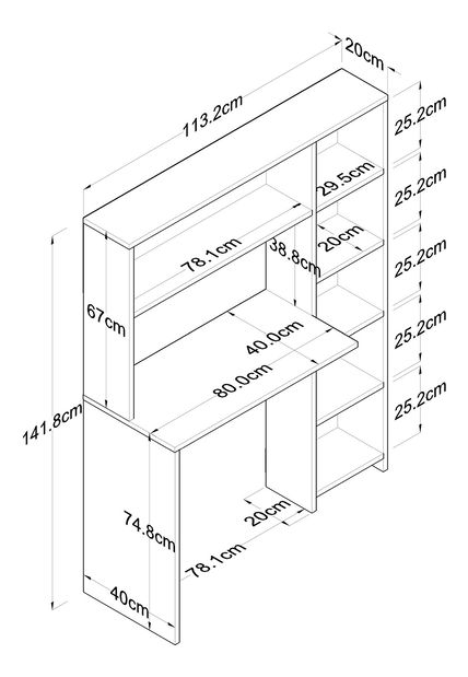 PC stolek Haiti 104 (Dub)