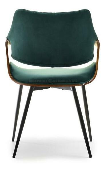 Židle Rolf K (zelená + černá)