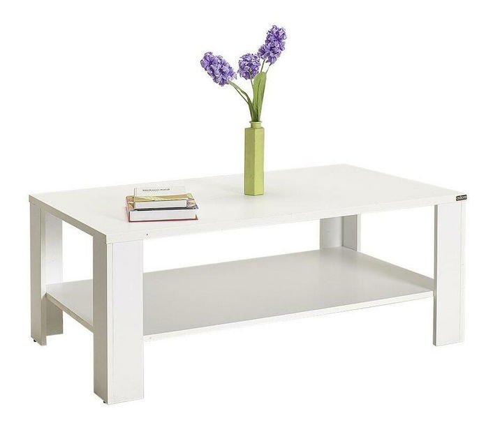 Konferenční stolek Salome 2 (diamantová bílá)