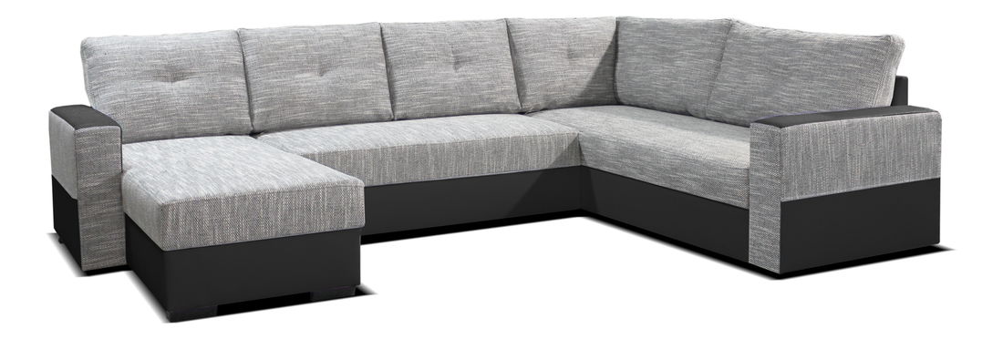 Rohová sedací souprava U Arenna L+2+BL (L) (s taburetem)