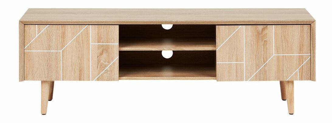 TV stolek Fred (světlé dřevo)