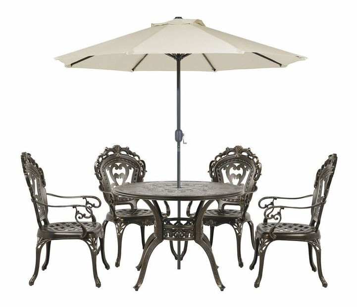 Zahradní sestava Sapricot (hnědá)