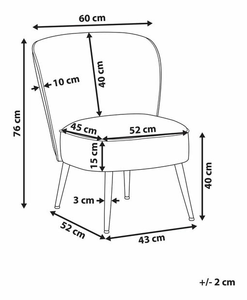 Křeslo Vikingira (vícebarevná)