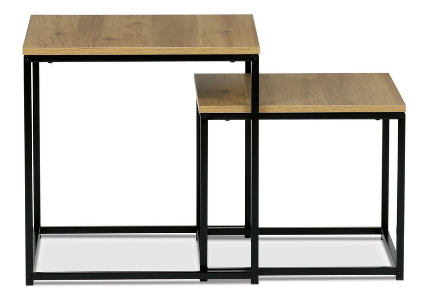 Set 2 příručních stolků Algarabias (dub divoký)