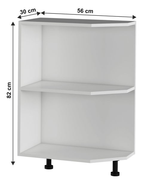 Dolní kuchyňský regál Janne Typ 51 (bílá)