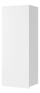 Závěsná vitřína Calabria PION (bílá matná + lesk bílý)