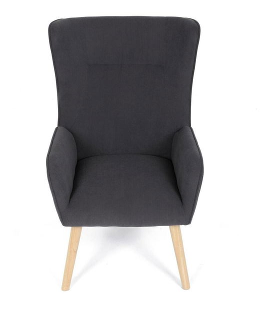 Křeslo Atribuian (tmavě šedá)