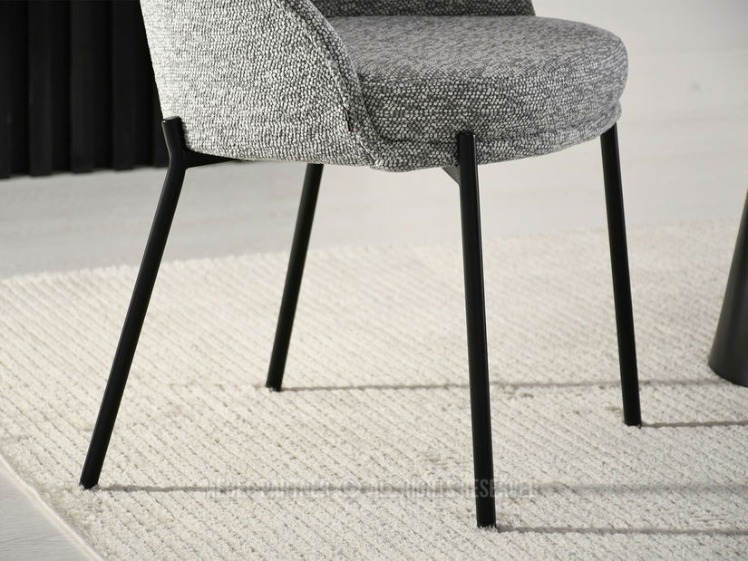 Židle Marine (šedá + černá)