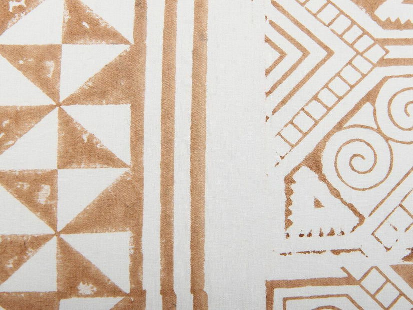 Sada 2 ozdobných polštářů 45 x 45 cm Masu (hnědá)