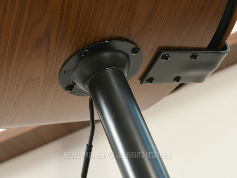 Židle Hamand (ořech tmavý + černá)