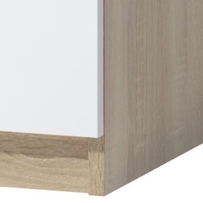 Komoda Arte 1 (dub sonoma + bílá)