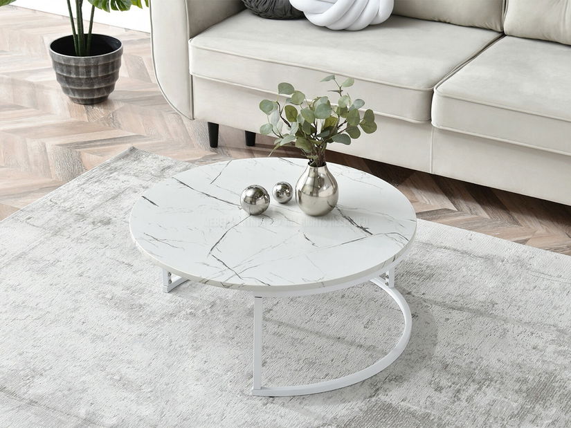 Konferenční stolek Kolja Stolek XL (bílá)