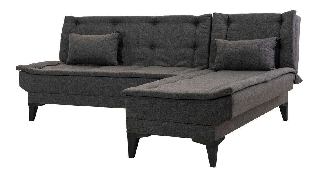 Rohová sedačka Santic (antracit)