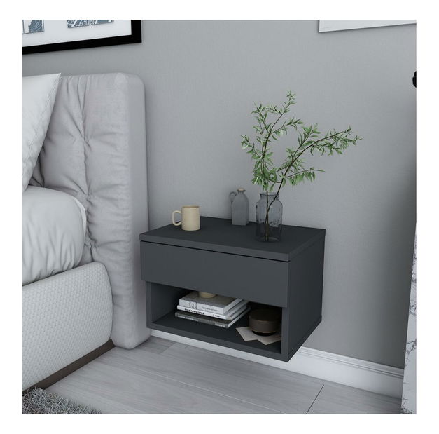 Noční stolek Juman (antracit)