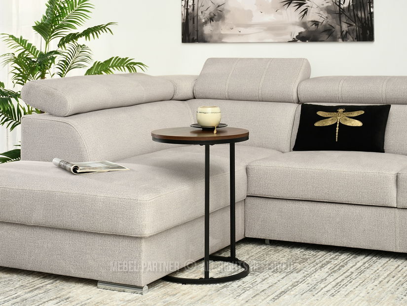 Konferenční stolek Corden (ořech + černá)