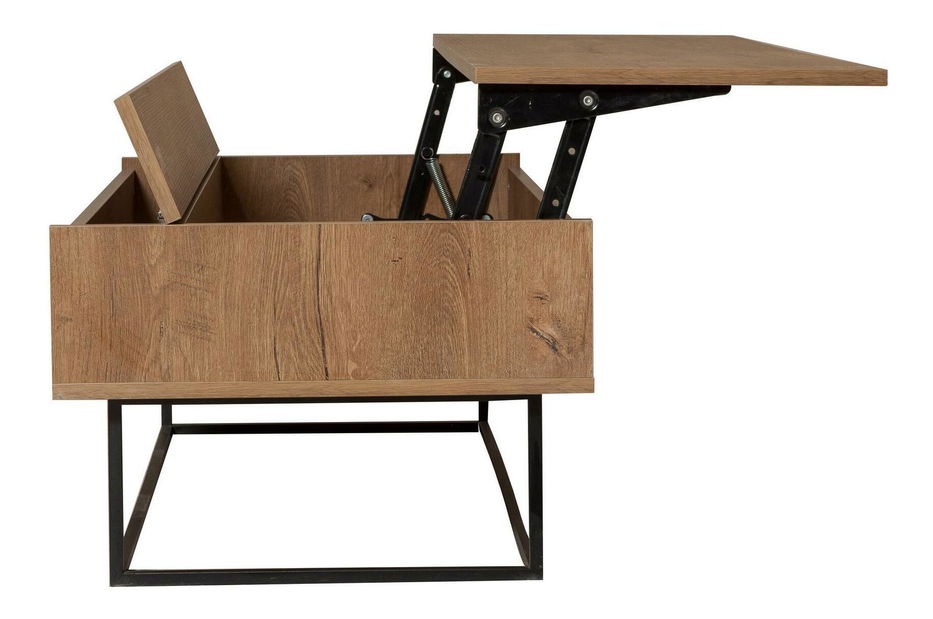 Souprava nábytku do obývacího pokoje Laxi 22 (ořech + černá)