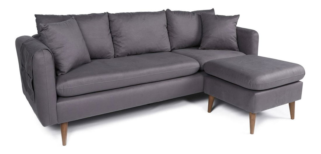 Rohová sedací souprava Sanfrisco (P) (antracit)