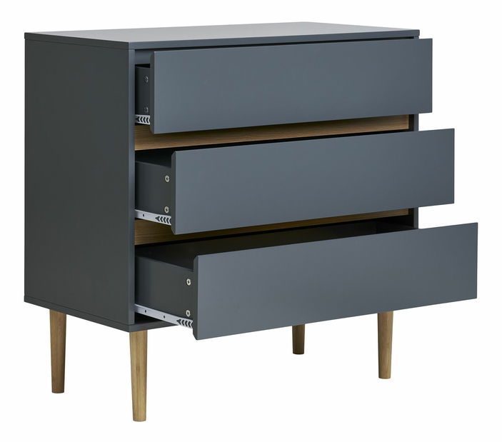 Komoda Bnamira 1 (tmavě šedá)