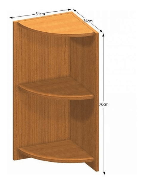 Rohový regál Asista AS 014 třešeň