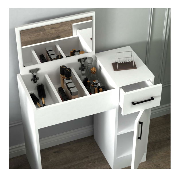 Toaletní stolek Nukela 3 (bílá)