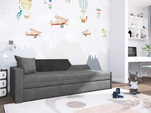 Lenoška Weranna (tmavě šedá + černá) (L)