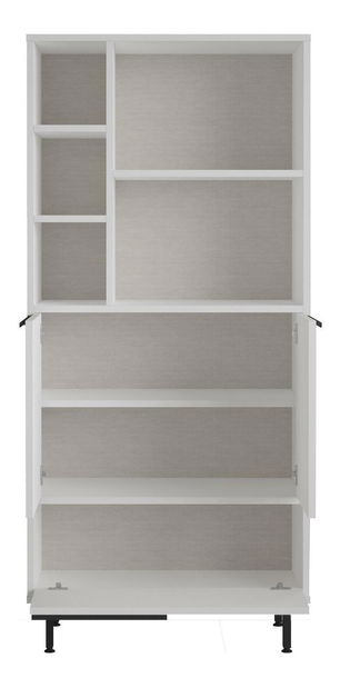 Kuchyňská skříňka Otto 9 B (bílá + černá)