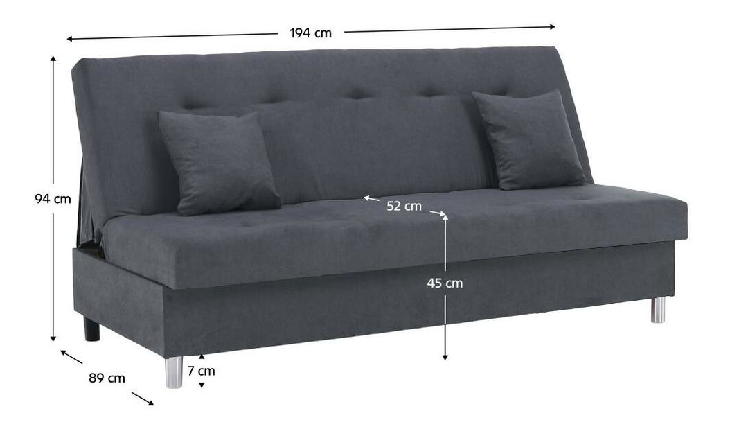 Pohovka Alda (šedá)