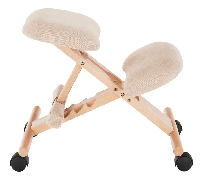 Ergonomická klekačka Gloire (krémová + buk)