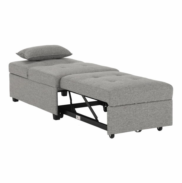 Rozkládací křeslo Oksana (Šedá)