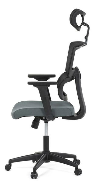 Kancelářské křeslo Kurosadas (šedá + černá)