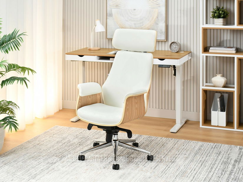 Kancelářské křeslo Lendirnard (krémová)