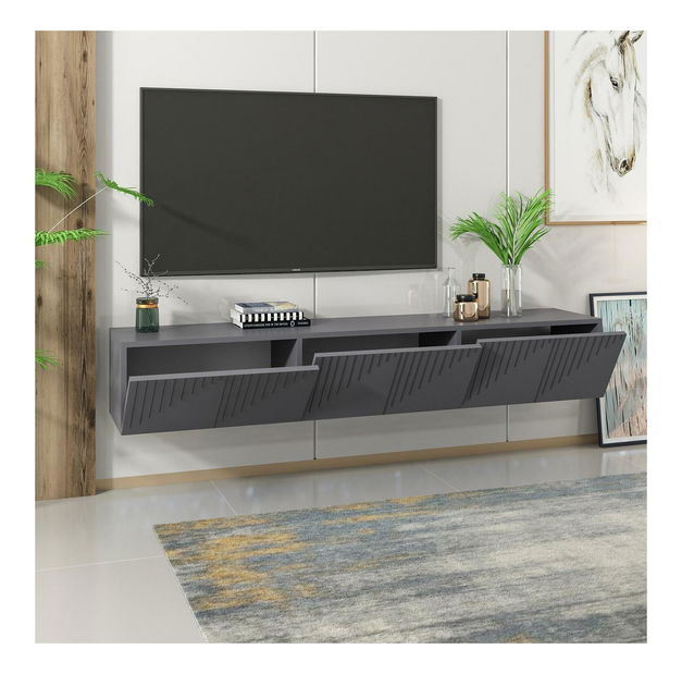 TV stolek/skříňka Kebati 3 (antracit)