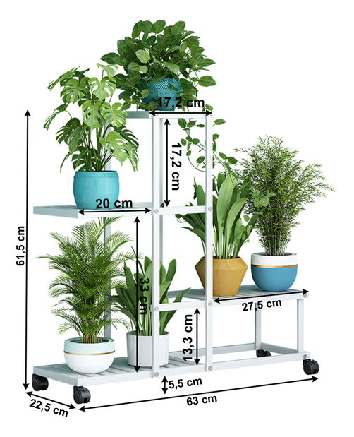 Stojan na květiny Maveric (bílá)