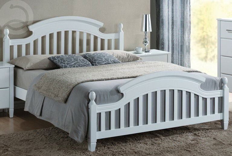 Manželská postel 140 cm Lizbona (s roštem)