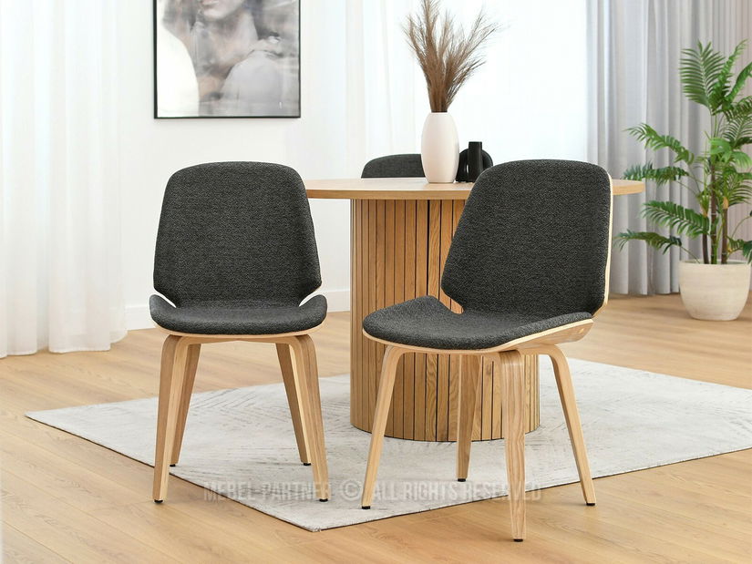 Židle Vincez (grafit + dub) *výprodej