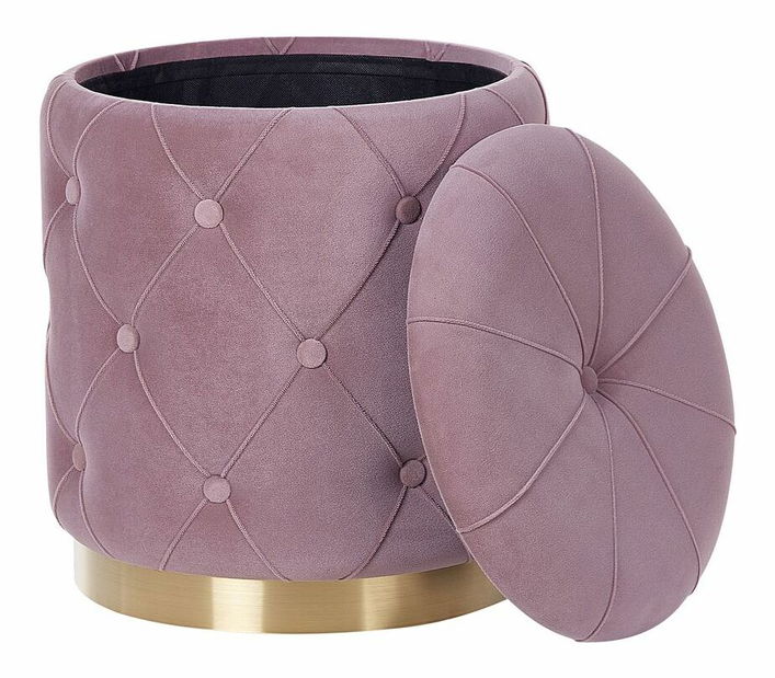 Set 2ks taburetek Puble (růžová)