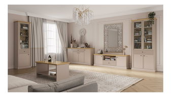 Obývací pokoj Indices 1 (taupe + dub kamenný)