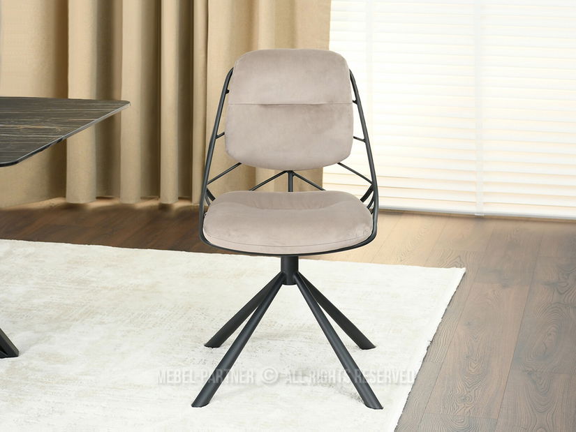 Židle Brooklyn (béžová + černá)