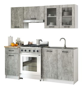 Kuchyňská sestava 180 cm Ozara B (beton)