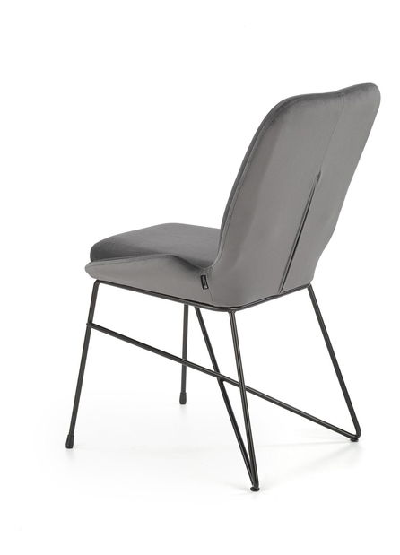 Jídelní židle Korsa (šedá + černá)