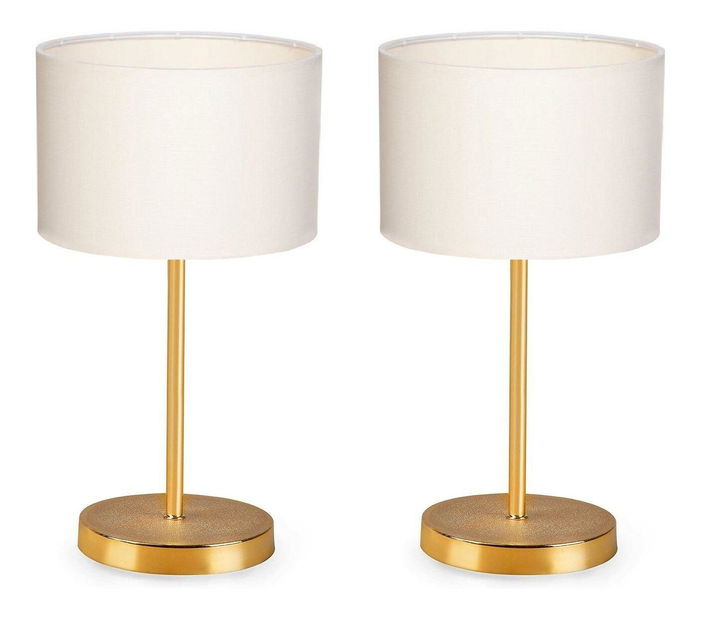 Set 2ks. stolních lamp Avanlunsa 1 (krémová + zlatá)
