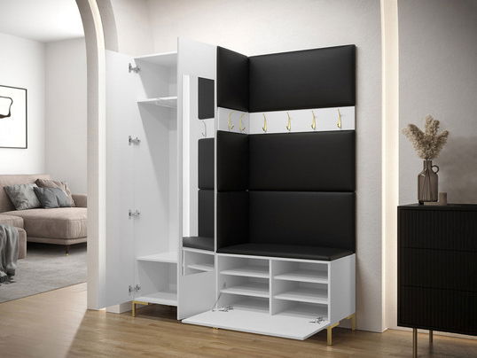 Předsíňová sestava Frunofta IX (černá) *výprodej