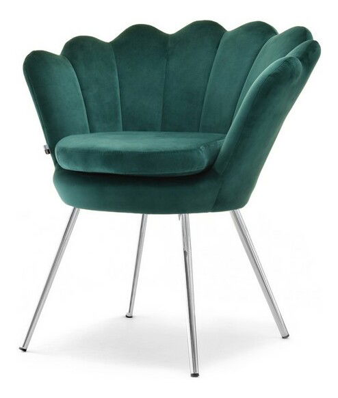 Křeslo Lasair (zelená + černá)