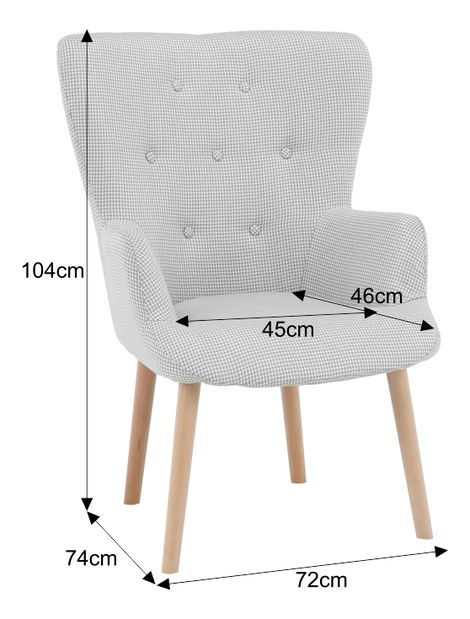 Relaxační křeslo Escravo (béžová)