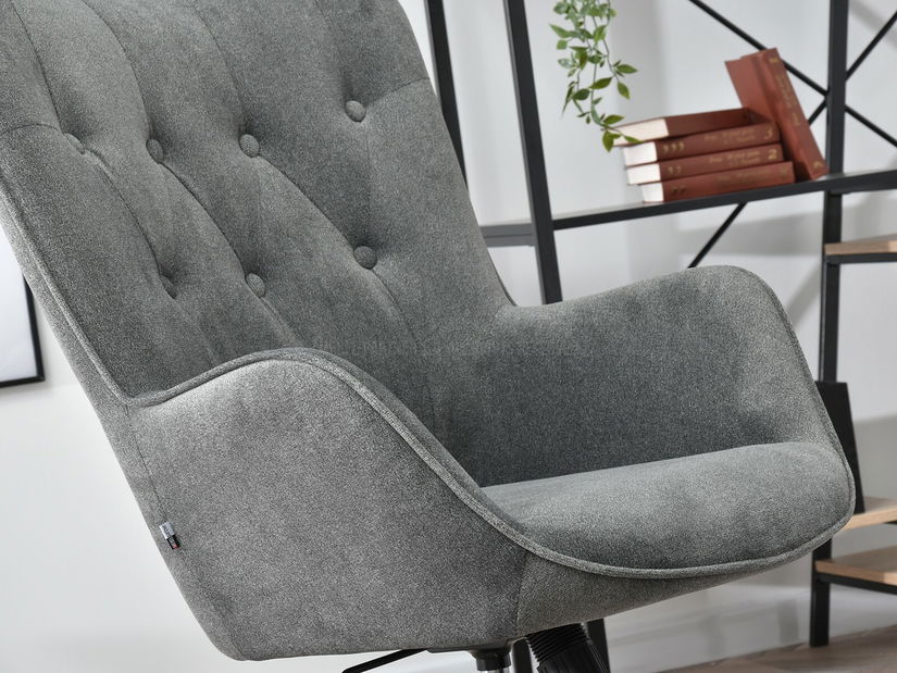 Křeslo Truni (šedá + černá)