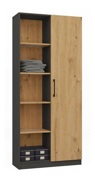 Regál Recados 1 (antracit + dub artisan)