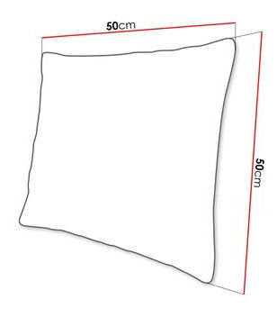 Polštář 50x50cm Zephyr (tyrkysová)